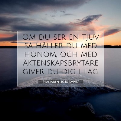 Psaltaren 50:18 Bibelvers Förklarad