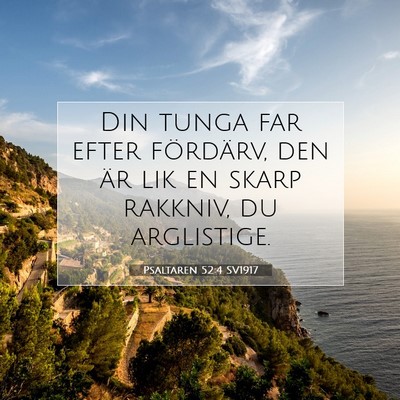 Psaltaren 52:4 Bibelvers Förklarad