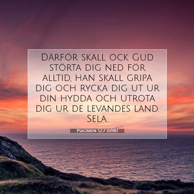 Psaltaren 52:7 Bibelvers Förklarad