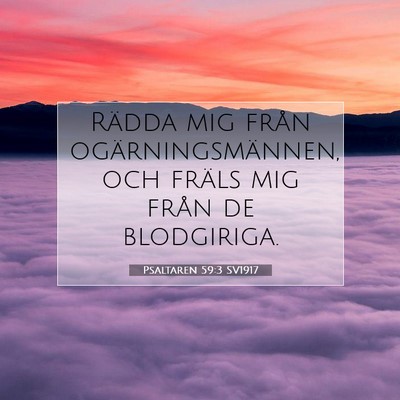 Psaltaren 59:3 Bibelvers Förklarad