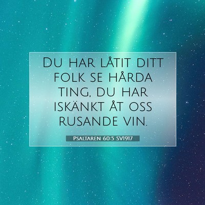 Psaltaren 60:5 Bibelvers Förklarad