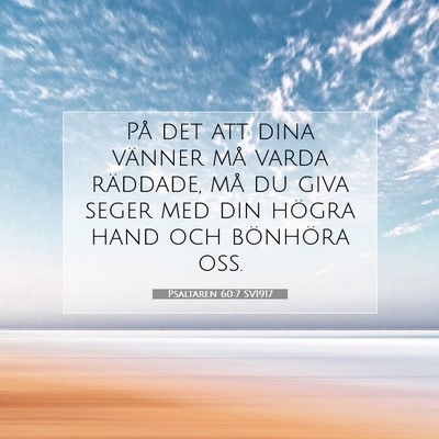 Psaltaren 60:7 Bibelvers Förklarad