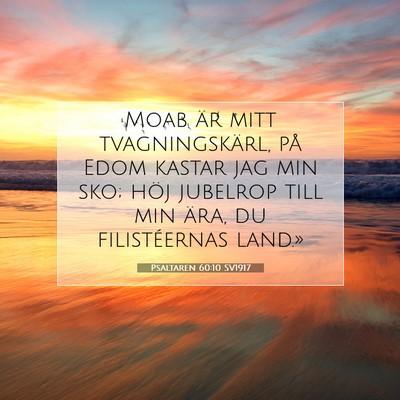 Psaltaren 60:10 SV1917 Bild av bibelvers