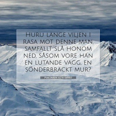 Psaltaren 62:4 Bibelvers Förklarad