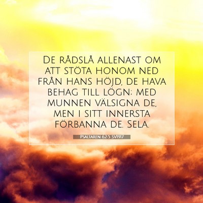 Psaltaren 62:5 SV1917 Bild av bibelvers