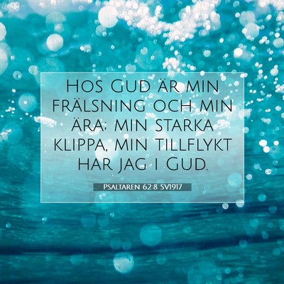Psaltaren 62:8 SV1917 Bild av bibelvers