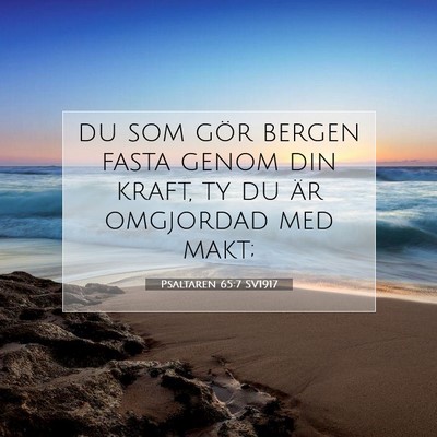 Psaltaren 65:7 Bibelvers Förklarad
