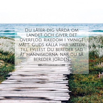 Psaltaren 65:10 Bibelvers Förklarad