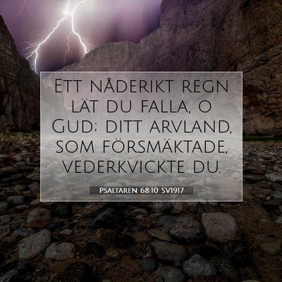 Psaltaren 68:10 Bibelvers Förklarad