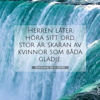 Psaltaren 68:12 Bibelvers Förklarad