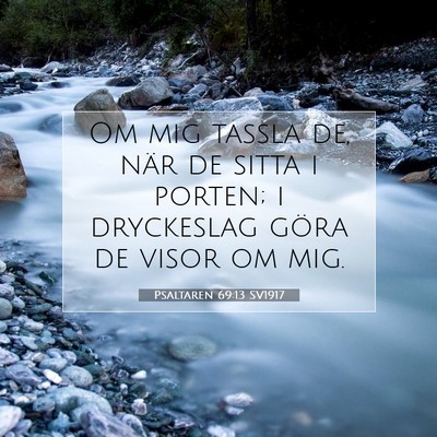 Psaltaren 69:13 SV1917 Bild av bibelvers
