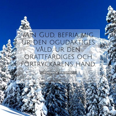 Psaltaren 71:4 Bibelvers Förklarad