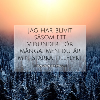 Psaltaren 71:7 Bibelvers Förklarad