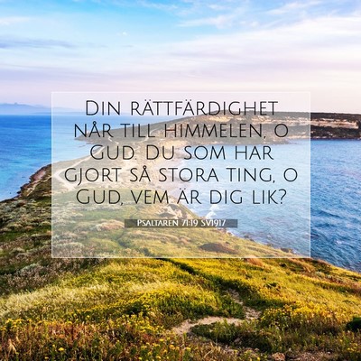 Psaltaren 71:19 Bibelvers Förklarad
