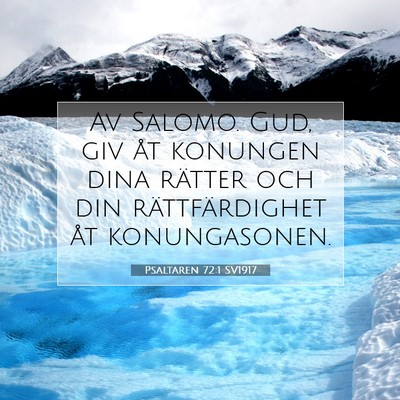 Psaltaren 72:1 Bibelvers Förklarad