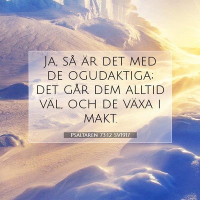 Psaltaren 73:12 Bibelvers Förklarad