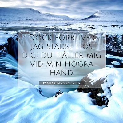 Psaltaren 73:23 Bibelvers Förklarad
