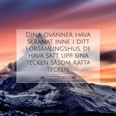 Psaltaren 74:4 Bibelvers Förklarad