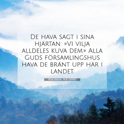 Psaltaren 74:8 Bibelvers Förklarad