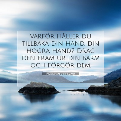 Psaltaren 74:11 Bibelvers Förklarad