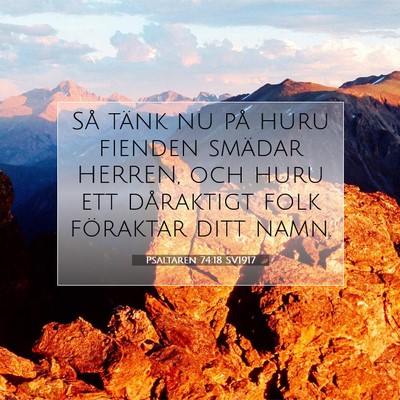 Psaltaren 74:18 Bibelvers Förklarad