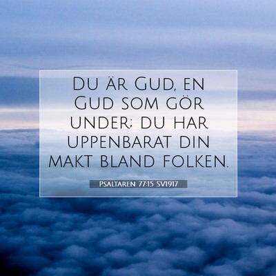 Psaltaren 77:15 Bibelvers Förklarad