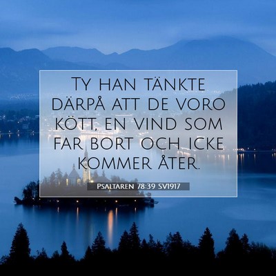 Psaltaren 78:39 Bibelvers Förklarad
