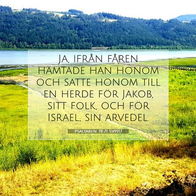 Psaltaren 78:71 Bibelvers Förklarad
