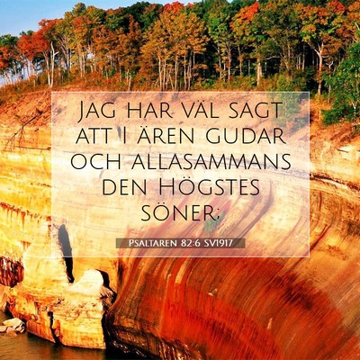 Psaltaren 82:6 SV1917 Bild av bibelvers