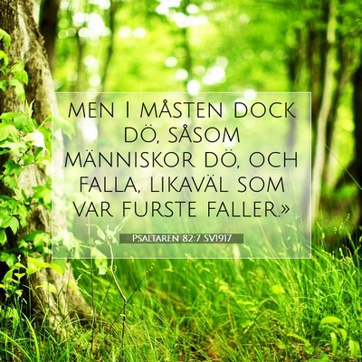 Psaltaren 82:7 SV1917 Bild av bibelvers