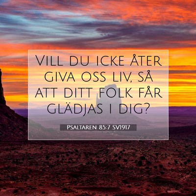 Psaltaren 85:7 Bibelvers Förklarad