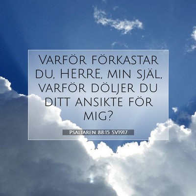 Psaltaren 88:15 SV1917 Bild av bibelvers