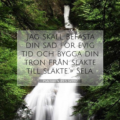 Psaltaren 89:5 Bibelvers Förklarad
