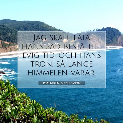 Psaltaren 89:30 Bibelvers Förklarad