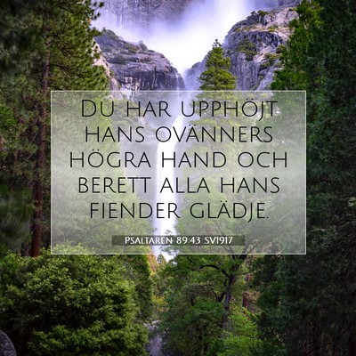 Psaltaren 89:43 Bibelvers Förklarad