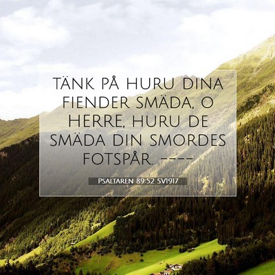 Psaltaren 89:52 Bibelvers Förklarad