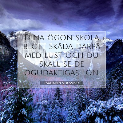 Psaltaren 91:8 Bibelvers Förklarad
