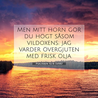 Psaltaren 92:11 Bibelvers Förklarad