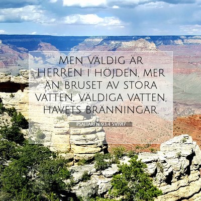 Psaltaren 93:4 Bibelvers Förklarad