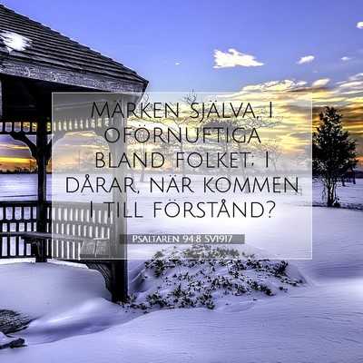 Psaltaren 94:8 Bibelvers Förklarad
