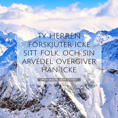 Psaltaren 94:14 Bibelvers Förklarad