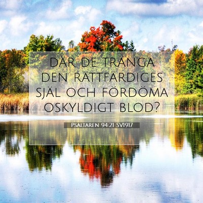 Psaltaren 94:21 Bibelvers Förklarad
