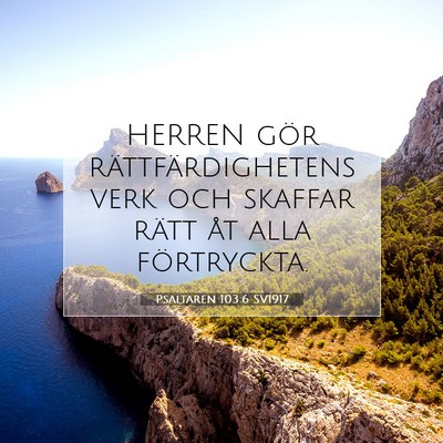 Psaltaren 103:6 Bibelvers Förklarad