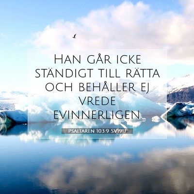 Psaltaren 103:9 Bibelvers Förklarad