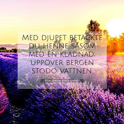 Psaltaren 104:6 Bibelvers Förklarad