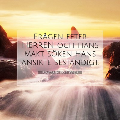 Psaltaren 105:4 Bibelvers Förklarad