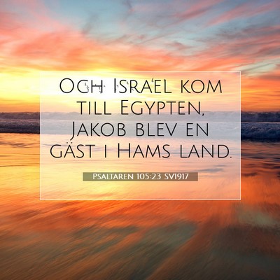 Psaltaren 105:23 Bibelvers Förklarad