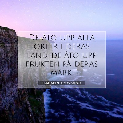 Psaltaren 105:35 Bibelvers Förklarad