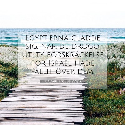 Psaltaren 105:38 Bibelvers Förklarad