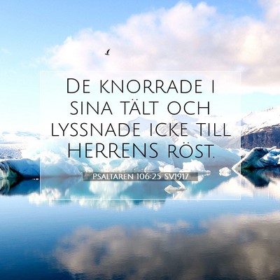 Psaltaren 106:25 Bibelvers Förklarad